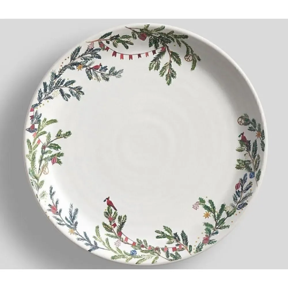 Pottery Barn Christmas In the Country Dinnerware Collection Dinner Plate